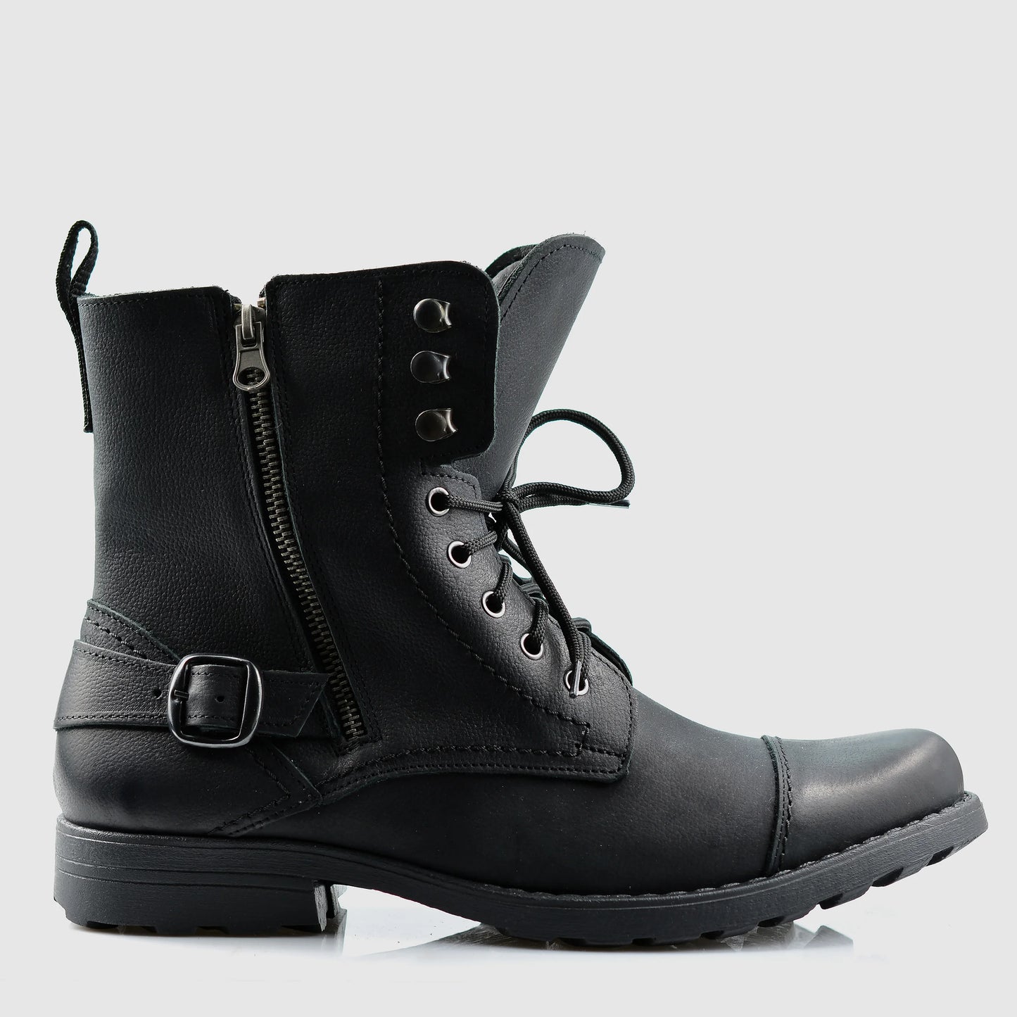 Sztyblety męskie skórzane czarne – Alex | Jordan Handmade Shoes