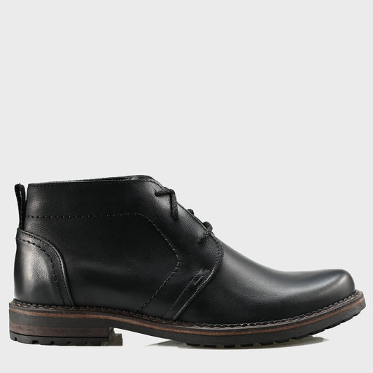 Sztyblety męskie skórzane czarne – Hawk | Jordan Handmade Shoes