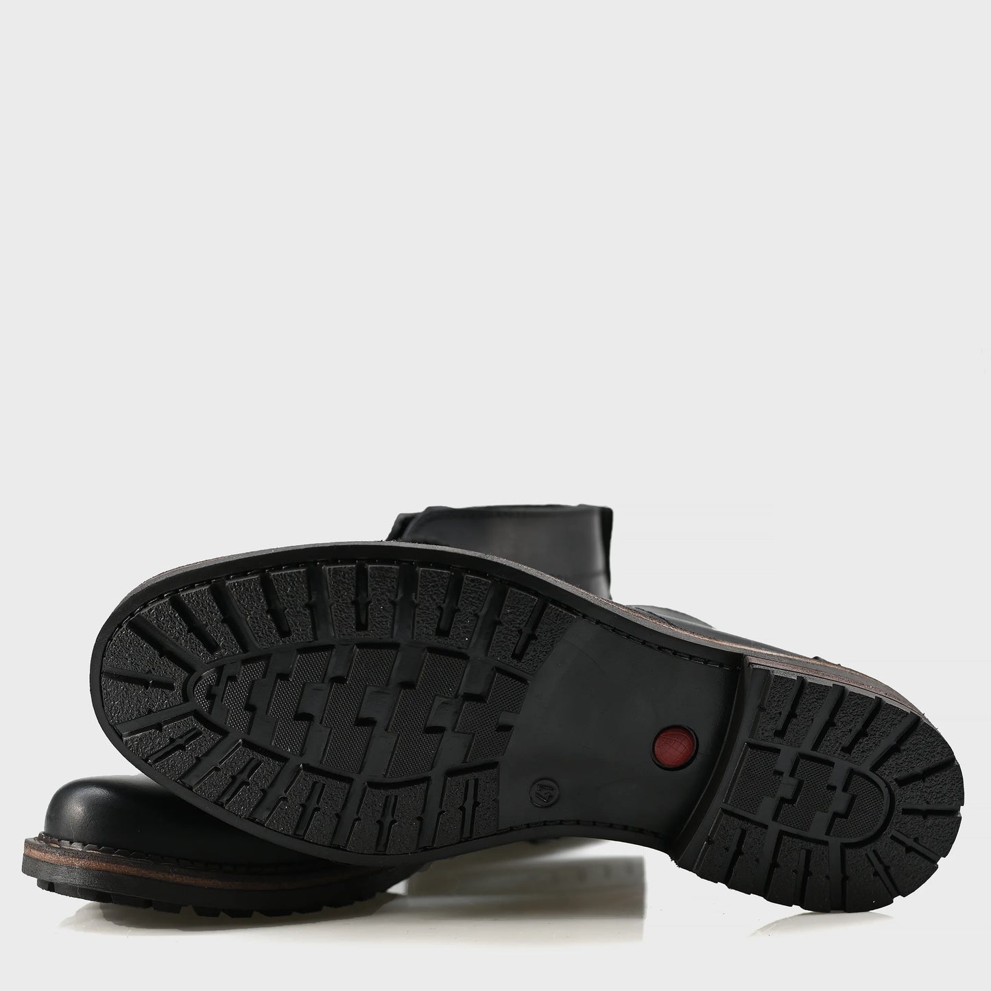 Sztyblety męskie skórzane czarne – Hawk | Jordan Handmade Shoes