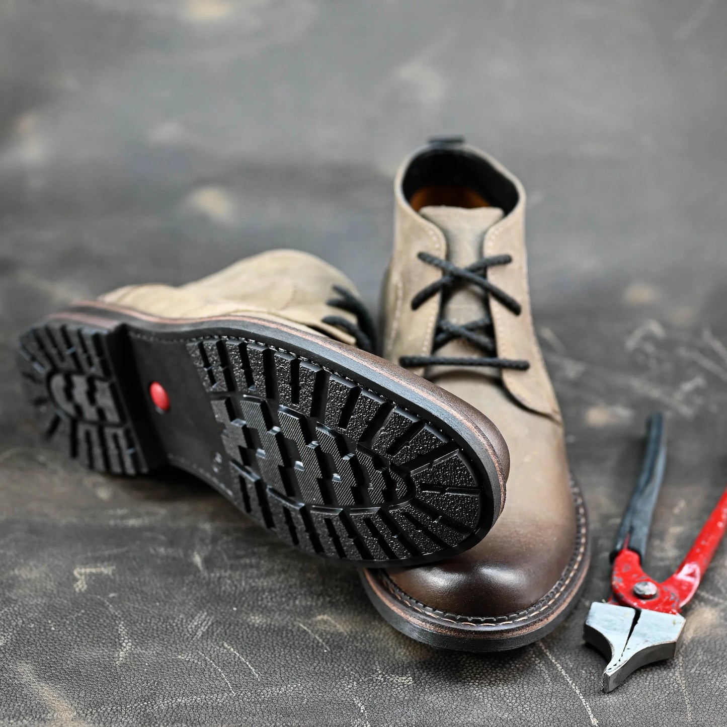 Sztyblety męskie skórzane brązowe – Hawk | Jordan Handmade Shoes